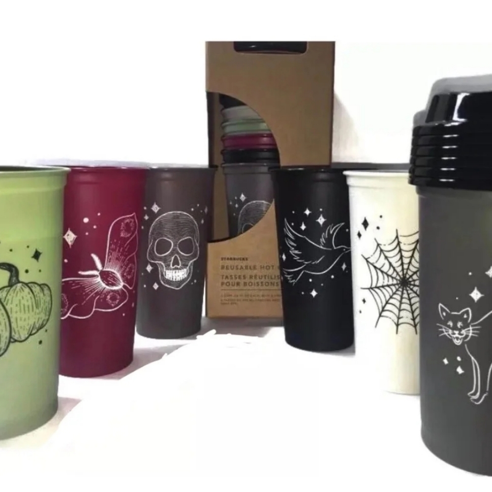 HTF Halloween 2019 Reusable Hot Cups Set